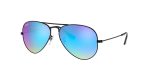 แว่นกันแดด Rayban Aviator RB3025-002/4O Black Blue Flash แว่นกันแดด Rayban Aviator RB3025-002/4O Black Blue Flash