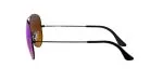 Rayban Aviator RB3025-002/4O Black Blue Flash Rayban RB3025-002/4O close-up ด้านหน้า