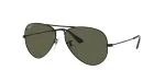 แว่นกันแดด Rayban Aviator RB3025-002/58 Black G-15 Polarized Green
