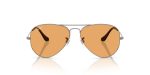 Rayban Aviator RB3025-004/33 Gunmetal Orange Rayban Aviator RB3025-004/33 แว่นกันแดดกรอบกันเมทัล เลนส์คริสตัลส้ม ทั้งสองเพศ