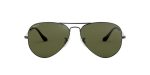 Rayban Aviator RB3025-004/58 แว่นกันแดดกันเมทัล เลนส์โพลาไรซ์สีเขียว ทั้งชายหญิง