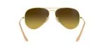 Rayban Aviator RB3025-112/85 ทอง แว่นกันแดด Rayban RB3025-112/85 มุมข้าง กรอบโลหะสีทองด้าน Matte Arista