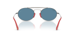 Rayban Sun RB3775M F001S2 Gunmetal Polar Blue Rayban RB3775M F001S2 ขาแว่นด้านใน