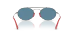 Rayban Sun RB3775M F001S2 Gunmetal Polar Blue Rayban RB3775M F001S2 ขาแว่นด้านใน
