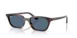 Rayban Sun RB4456 135980 Havana Dark Blue Rayban RB4456 135980 มุมเอียง 3/4