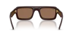 Rayban Sun RB4954 689673 Transparent Brown Dark Brown Rayban RB4954 689673 ขาแว่นด้านใน