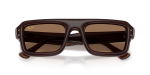 Rayban Sun RB4954 689673 Transparent Brown Dark Brown Rayban RB4954 689673 close-up ด้านหน้า
