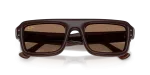 Rayban Sun RB4954 689673 Transparent Brown Dark Brown Rayban RB4954 689673 close-up ด้านหน้า