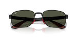 Rayban Sun RB8329M F00231 Matte Black Green Rayban RB8329M F00231 close-up ด้านหน้า