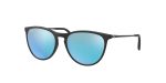 แว่นกันแดด Rayban Junior Erika RJ9060SF-700555 ดำรับเบอร์ Blue Flash Mirror แว่นกันแดด Rayban Junior Erika RJ9060SF-700555 ดำรับเบอร์ Blue Flash Mirror