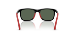 Rayban Sun RJ9084SF 713171 Black Red Dark Green Rayban RJ9084SF 713171 ขาแว่นด้านใน