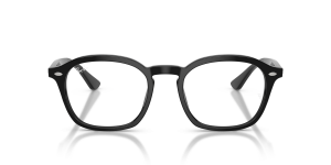 Rayban RX5451F 2000 แว่นสายตาสีดำทรงสี่เหลี่ยมจัตุรัส สำหรับทุกเพศ