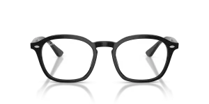 Rayban RX5451F 2000 แว่นสายตาสีดำทรงสี่เหลี่ยมจัตุรัส สำหรับทุกเพศ