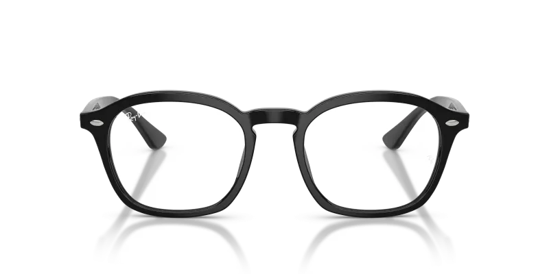 Rayban Optic RX5451F 2000 Black Rayban RX5451F 2000 แว่นสายตาสีดำทรงสี่เหลี่ยมจัตุรัส สำหรับทุกเพศ