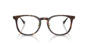 Rayban RX5453D 2012 แว่นสายตาอะซิเตทลายฮาวานา ขาทอง สำหรับทุกเพศ