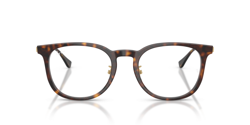 Rayban RX5453D 2012 แว่นสายตาอะซิเตทลายฮาวานา ขาทอง สำหรับทุกเพศ