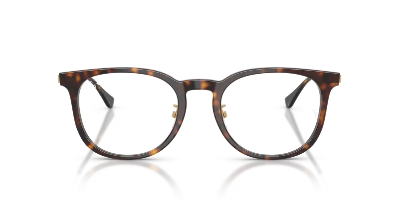Rayban Optic RX5453D 2012 Havana Rayban RX5453D 2012 แว่นสายตาอะซิเตทลายฮาวานา ขาทอง สำหรับทุกเพศ
