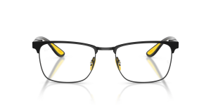 Rayban RX6621M F130 แว่นสายตากรอบโลหะสีดำด้าน สำหรับทุกเพศ