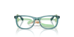 Rayban RY1642F 7538 แว่นสายตาเด็กสีเขียวใสทรงหมอน สำหรับเด็ก