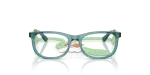 Rayban Optic RY1642F 7538 Transparent Green Rayban RY1642F 7538 แว่นสายตาเด็กสีเขียวใสทรงหมอน สำหรับเด็ก