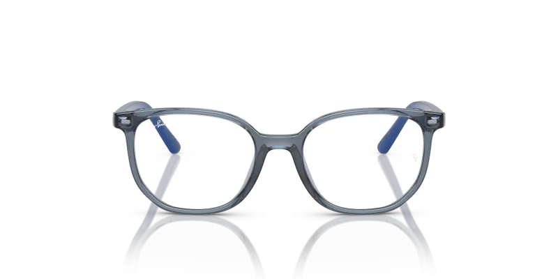 Rayban Optic RY9097V 3897 Transparent Blue Rayban RY9097V 3897 แว่นสายตาเด็กกรอบไนลอนน้ำเงินโปร่งใส ทรงเรขาคณิต