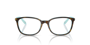 Tiffany & Co TF2109BF 8134 แว่นสายตาอะซิเตทฮาวานาพื้น Tiffany Blue สำหรับสุภาพสตรี