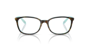 Tiffany & Co TF2109BF 8134 แว่นสายตาอะซิเตทฮาวานาพื้น Tiffany Blue สำหรับสุภาพสตรี
