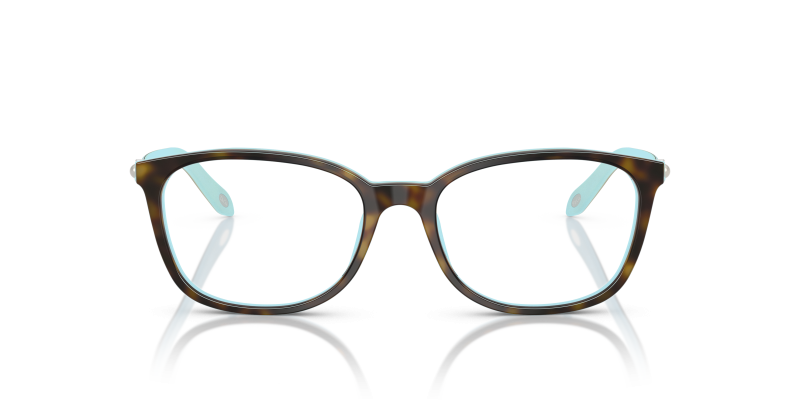 Tiffany & Co TF2109BF 8134 แว่นสายตาอะซิเตทฮาวานาพื้น Tiffany Blue สำหรับสุภาพสตรี