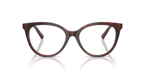 Tiffany & Co TF2277F 8421 แว่นสายตาทรงตาแมวสีฮาวานาน้ำตาลด่าง สำหรับผู้หญิง