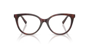 Tiffany & Co TF2277F 8421 แว่นสายตาทรงตาแมวสีฮาวานาน้ำตาลด่าง สำหรับผู้หญิง