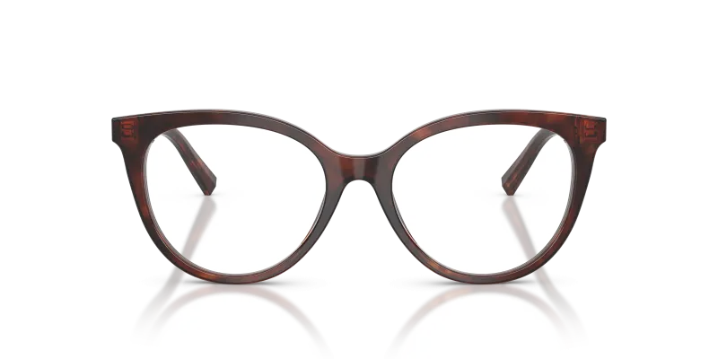 Tiffany & Co TF2277F 8421 แว่นสายตาทรงตาแมวสีฮาวานาน้ำตาลด่าง สำหรับผู้หญิง
