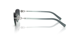 แว่นกันแดด Tiffany & Co TF3114 60012G มุมข้าง กรอบโลหะไร้ขอบโทนเงิน ขาแว่นสลักโลโก้ Tiffany & Co