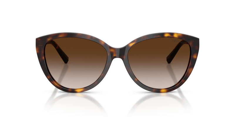 Tiffany & Co Sun TF4251F 80153B Havana Brown Gradient Tiffany & Co TF4251F 80153B แว่นกันแดดทรงตาแมวสีฮาวานา เลนส์ไล่ระดับสีน้ำตาล สำหรับผู้หญิง