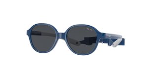 แว่นกันแดด Vogue VJ2012 297487 Blue On Rubber Cream Dark Grey