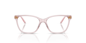 Vogue VO5518F 2942 แว่นสายตาอะซิเตทสีชมพูโปร่งใส สำหรับผู้หญิง