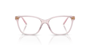 Vogue VO5518F 2942 แว่นสายตาอะซิเตทสีชมพูโปร่งใส สำหรับผู้หญิง