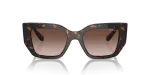 Vogue Sun VO5583S W65613 Dark Havana Brown Gradient Vogue VO5583S W65613 แว่นกันแดดทรงเรขาคณิตอะซิเตทฮาวานาเข้ม สำหรับผู้หญิง
