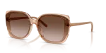 Vogue Sun VO5684SD 318113 Transparent Light Brown Brown Gradient Vogue VO5684SD 318113 มุมเอียง 3/4