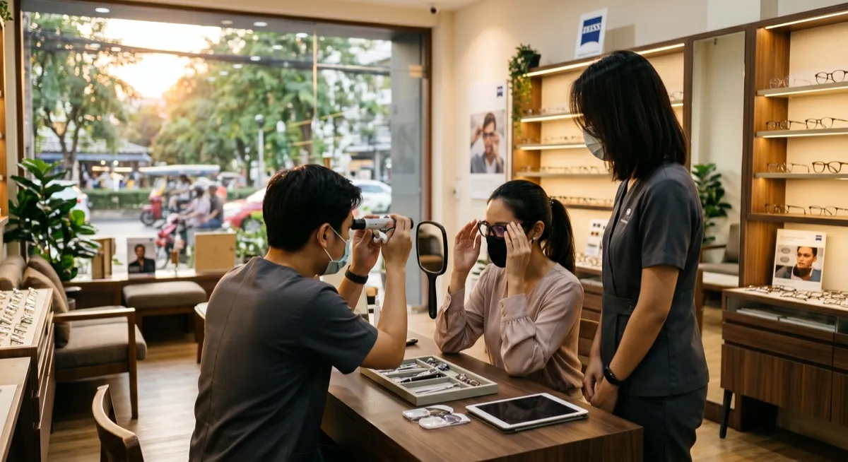 ปัญหาสายตาแบบไหนควรตัดแว่นที่ร้าน eyecare featured