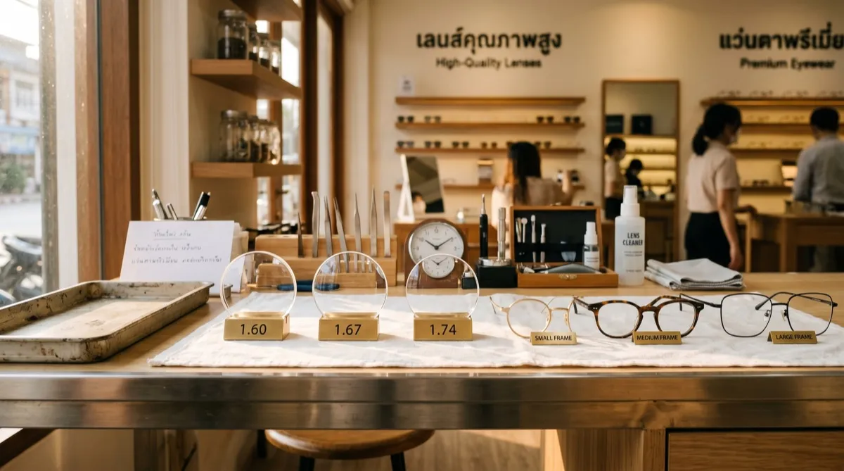 เลนส์ย่อบางต้องเลือกดัชนีเท่าไหร่ถึงคุ้ม eyecare featured