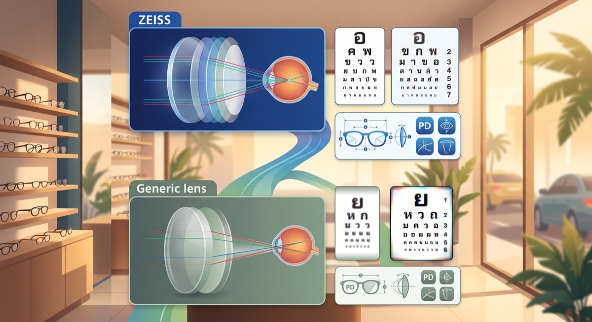 เลนส์ ZEISS ต่างจากเลนส์ทั่วไปยังไง eyecare featured