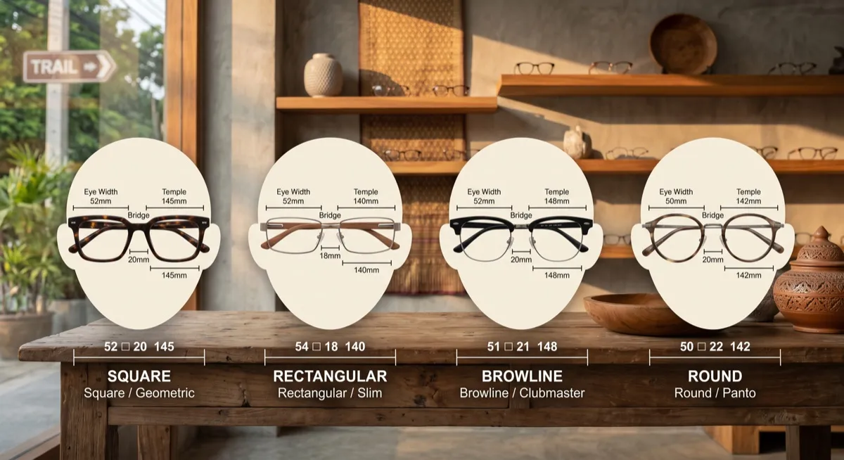 กรอบแว่นหน้ากลมเลือกยังไงให้หน้าดูยาวขึ้น eyeglasses featured