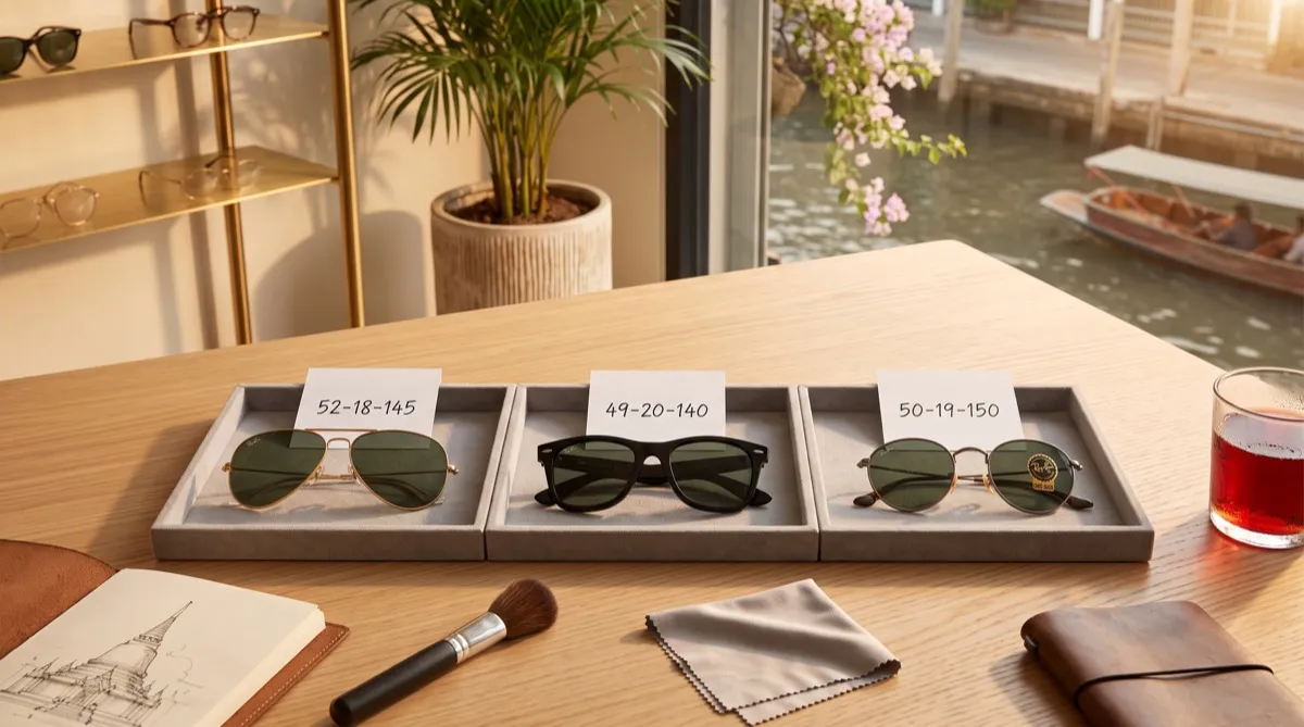 Rayban รุ่นไหนเหมาะกับคนหน้าเล็ก: เปรียบเทียบทรงและวิธีดูไซซ์ rayban featured