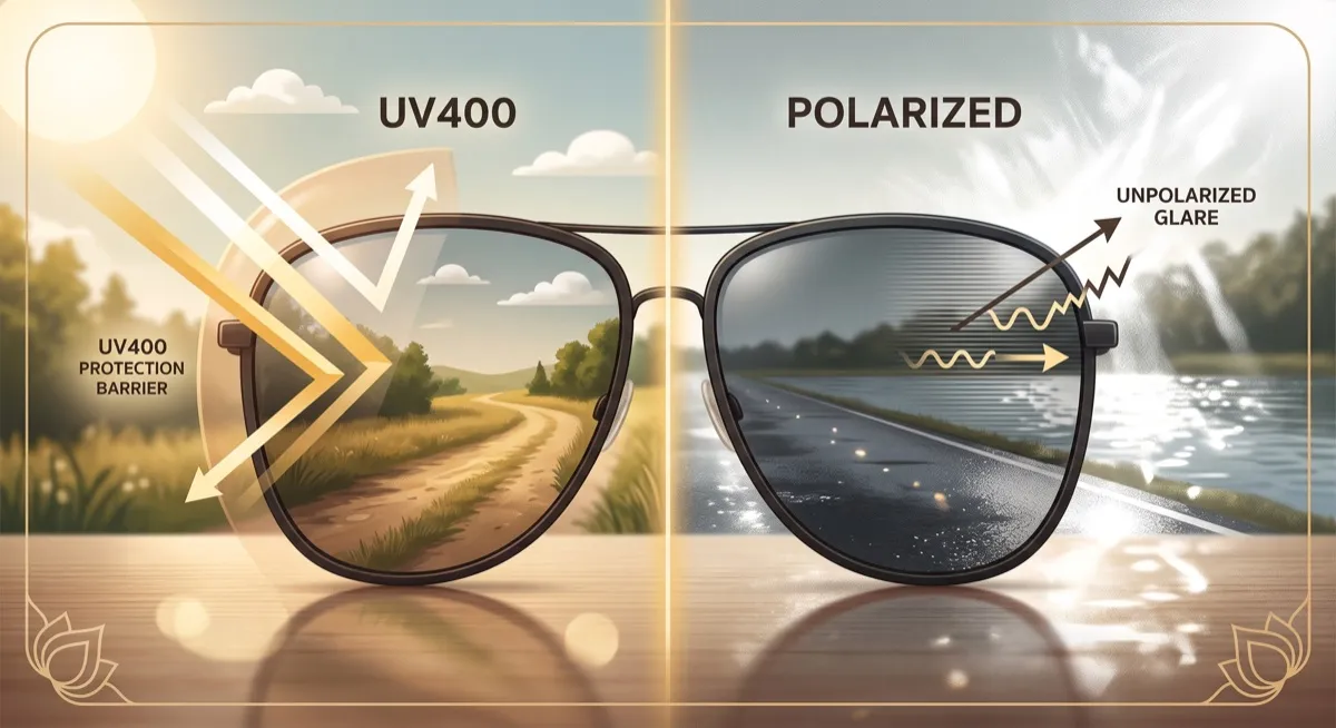 UV400 คืออะไร ต่างจาก Polarized ยังไง sunglasses featured