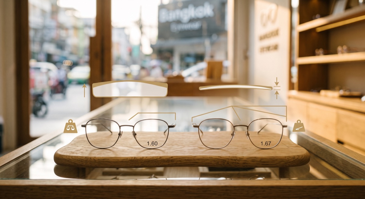 เลนส์ย่อบาง 1.60 กับ 1.67 ต่างกันยังไง zeiss featured