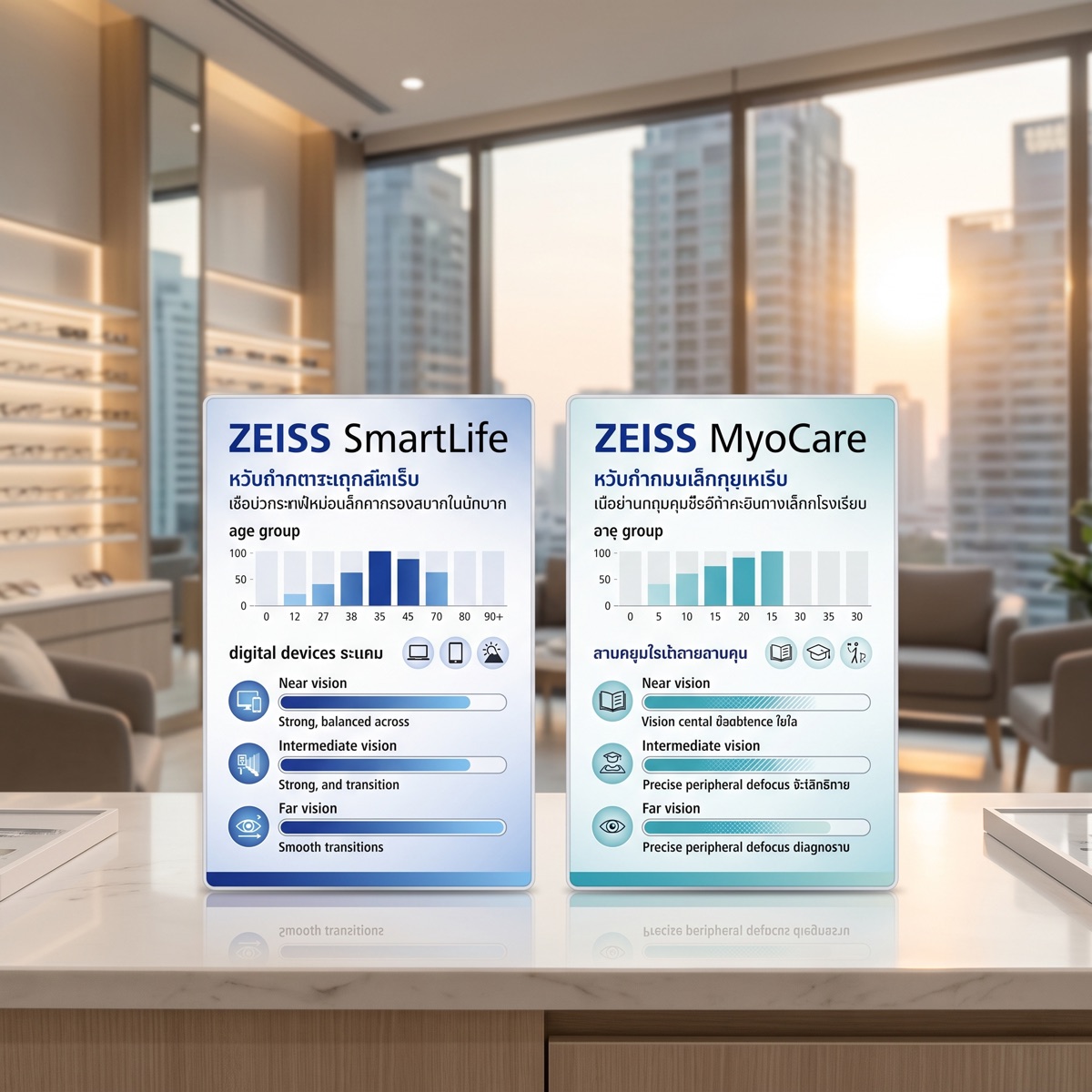 เลนส์ ZEISS SmartLife กับ MyoCare ต่างกันยังไง zeiss featured