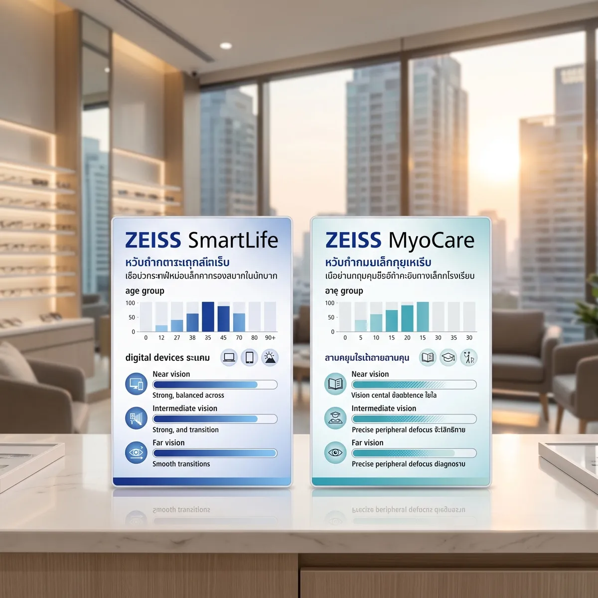เลนส์ ZEISS SmartLife กับ MyoCare ต่างกันยังไง zeiss featured