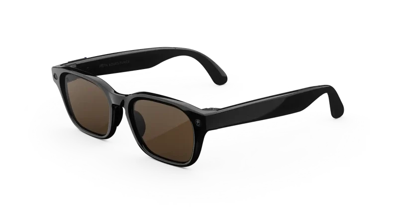 แว่น Meta Adventurer Black / Brown ของแท้ มุมหน้า