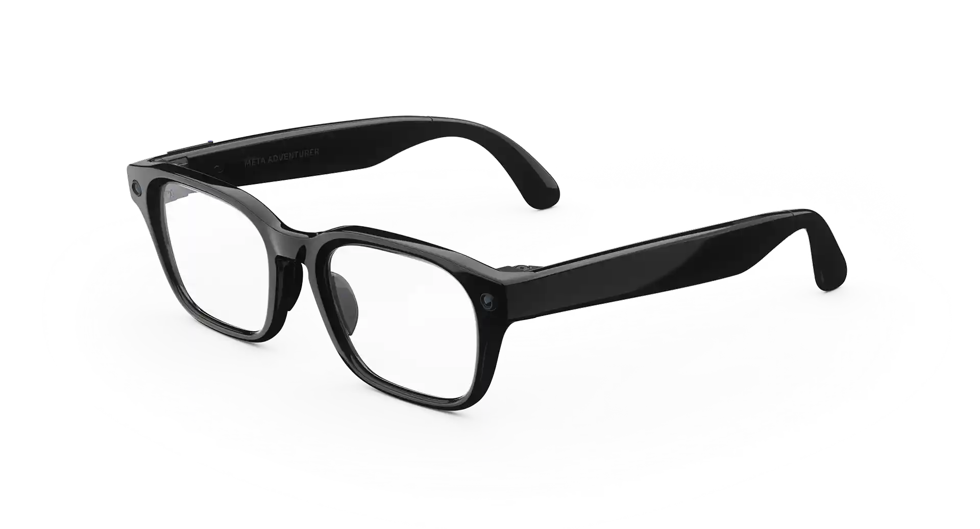 รายละเอียดกรอบดำและขาแว่น Meta Adventurer