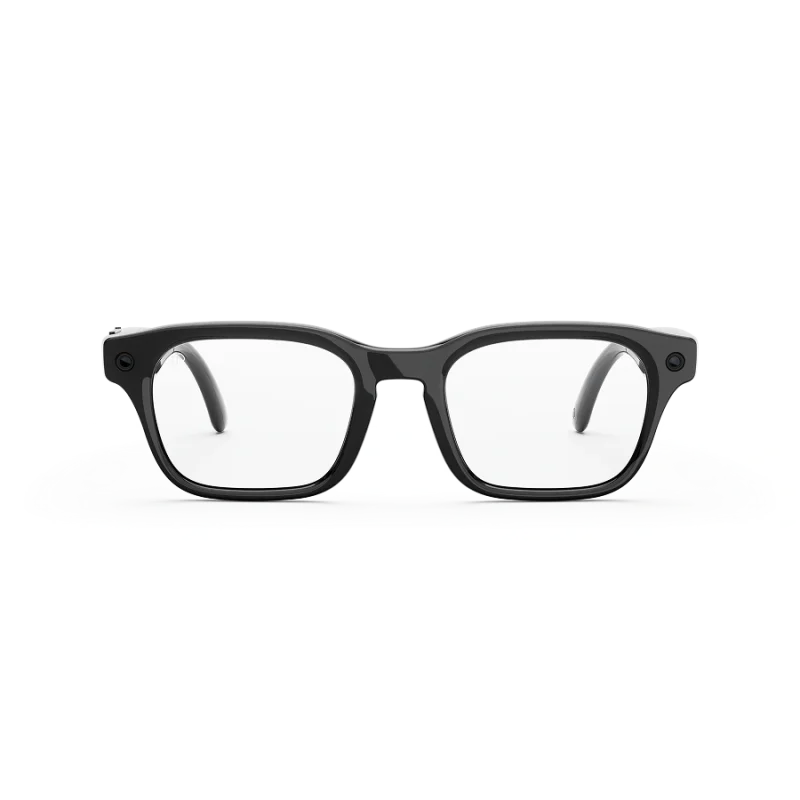 แว่น Meta Adventurer กรอบดำ เลนส์ใส มุมมองด้านหน้า